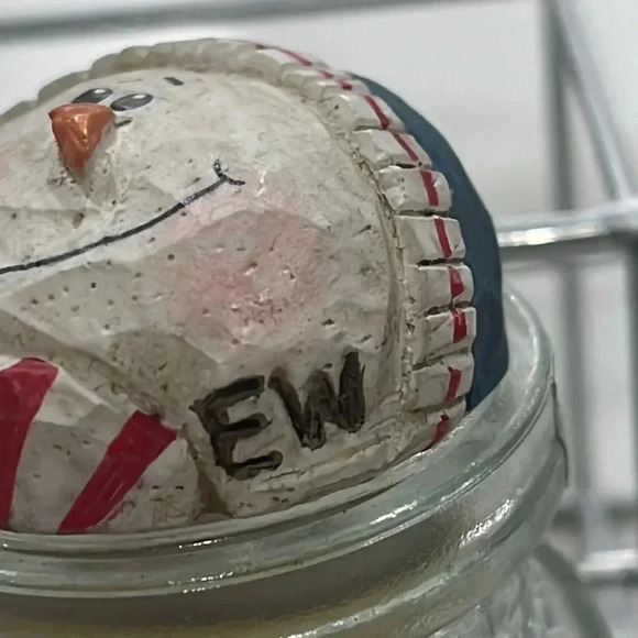 Eddie‎ Walker Apothecary Jar Set Angel Snowman Santa Midwest Cannon Falls - Picture 11 of 16